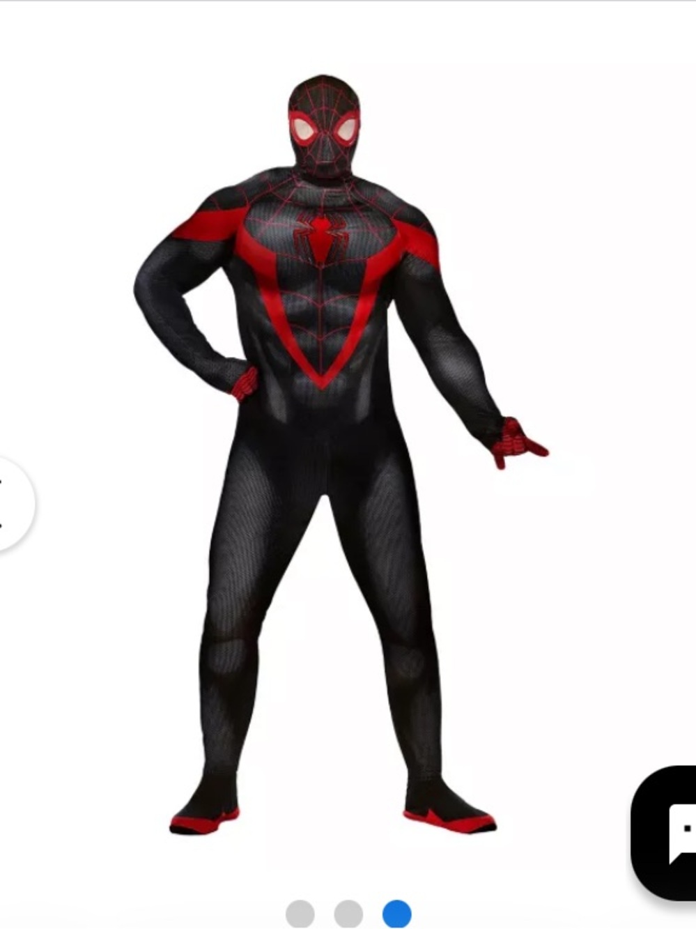 Adult Miles Morales Skin Suit Costume - Spider-Man new